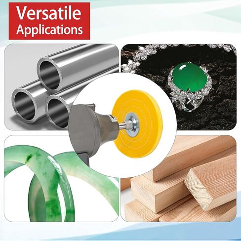 مجموعة عجلات تلميع 6 قطع مقاس 6 بوصات لعجلة تلميع مطحنة المقعد، 1 * قطن أصفر (42 طبقة)، 2 * قطن أبيض (70 طبقة)، 1 * عجلات تلميع الفلانيل الناعمة (30 طبقة) ومجموعة مركب التلميع in Kuwait