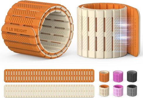 SE7EN Magnetic Ankle Weights for Women & Men | Set of 2 Weights (1 lb Each) | Adjustable Size Silicone Wirst & Leg Weights for Pilates, Yoga, Pool, Gym in Saudi Arabia