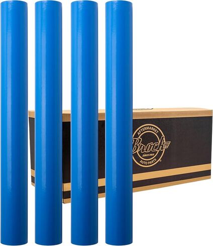 Brock Blue Collision Crash Wrap Film Blue with UV Inhibitor - 36 Inches x 100 Feet 4 mil Thick for Auto-Truck-Boat Transportation and Storage 4 Rolls/Case in Saudi Arabia