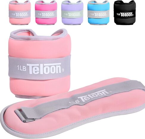 Teloon Ankle Weights Wrist Leg Arm Weights for Women Men with Adjustable Straps in Saudi Arabia