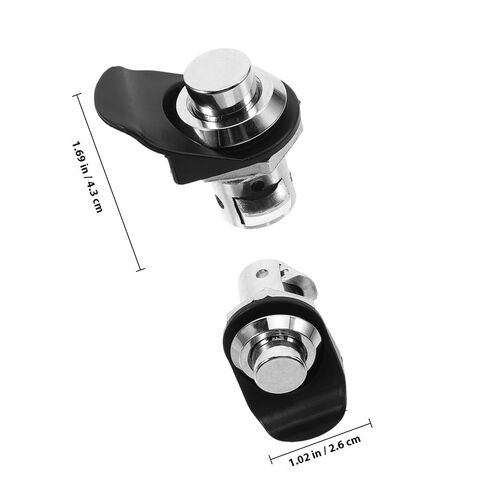 Push Button Round Head Push-to-Close Latch Zinc Alloy Chrome Industrial Cabinet Lock for Electrical Box Rv Marine Glove Box Door in Kuwait