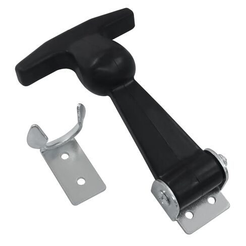 4 Pack T-Handle Draw Latches with Brackets Heavy Duty 304 Stainless Steel Flexible Rubber for Hood, Tool Box & Vehicle Engine in Kuwait