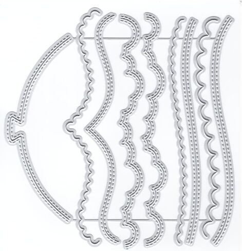Flowers Lace Metal Cutting Dies for Card Making, Paper Embossing Die Cuts Kit Templates Supplies, Photo Frame Album DIY Scrapbooking Stencils Sets in Kuwait