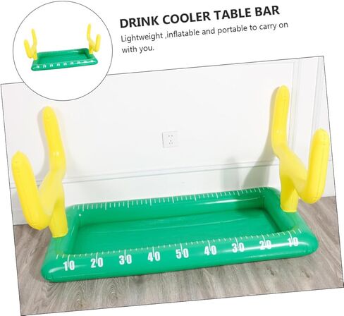 Inflatable Antlers Drink Cooler Table Tray Rainbow Outdoor Portable Serving Tray for Food and Beverages for Parties and Gatherings in Saudi Arabia