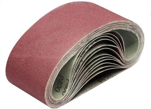 18pc 4x21 Sanding Belts 60 80 120 Grit Value Pack Wood Metal in Kuwait