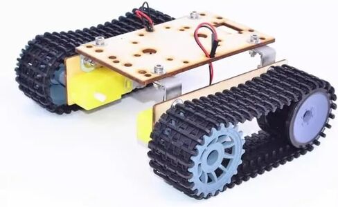 RC إصلاح نماذج 1 طبقة RC لهيكل الخزان بنة المحرك 3-9 فولت الزاحف الذكية مع TT مجموعة سبيكة الروبوتية لتقوم بها بنفسك سيارة روبوت in Saudi Arabia