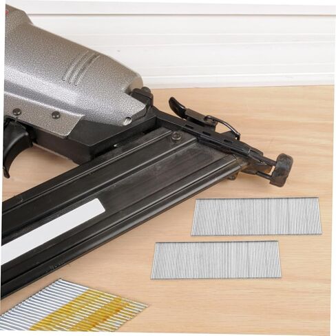 POPETPOP 1600Pcs Pneumatic Finish Nails for Woodworking Straight Nails for Molding Trim Durable Fasteners Portable Box for Furniture Crafting Remodeling in Saudi Arabia
