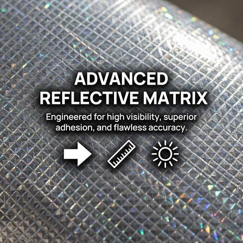 BESPORTBLE Reflective Tachometer Tape Strips High Visibility Adhesive Speed Tester Tape for Accurate Measurement Portable Reflective Stickers 16.4Ft in Kuwait