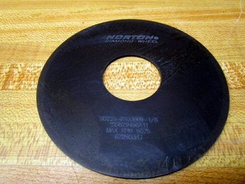 Norton SD220-R100B69-1/8 Diamond Grinding Wheel SD220R100B6918 in Saudi Arabia