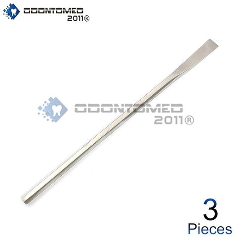 OdontoMed2011® 3 PCS Sheehan Straight Osteotome 12MM Hexagon Handle 16CM Dental Instruments ODM in Saudi Arabia