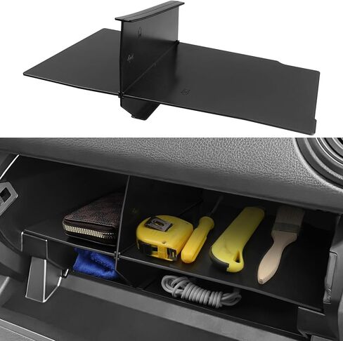 YOJOJOCO Center Console Organizer Compatible with Ford Bronco 2/4-Door (Not for Bronco Sport) 2024 2023 2022 2021 Accessories Black ABS Plastic Material Armrest Secondary Storage Box in Kuwait