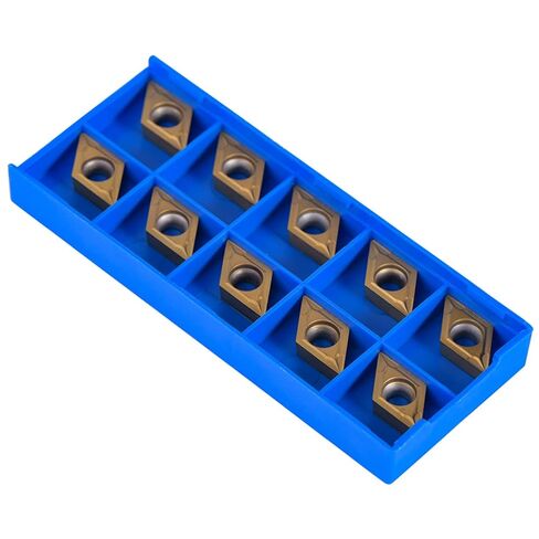 10pcs CNC Carbide Blade, Exquisite Workmanship Convenience to Replace Heat Resistance Carbide Inserts for Ordinary Steel and Stainless Steel Processing in Saudi Arabia