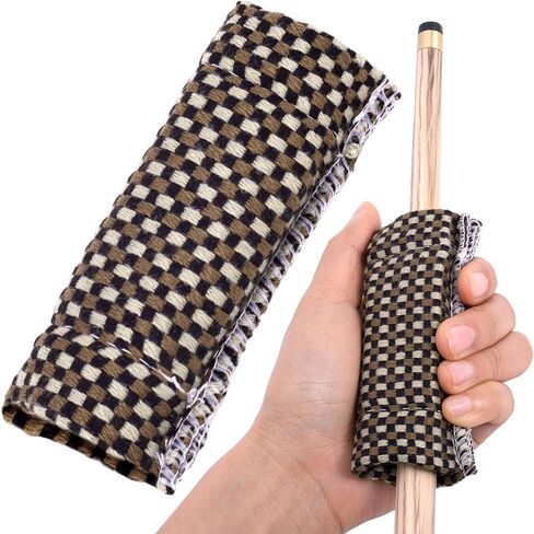 قطعة قماش تنظيف لحمام السباحة، منظف احترافي لعصي البلياردو، أداة تنظيف سنوكر من القماش المربع قابلة لإعادة الاستخدام - بني in Kuwait