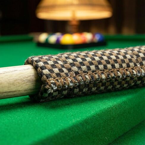 قطعة قماش تنظيف لحمام السباحة، منظف احترافي لعصي البلياردو، أداة تنظيف سنوكر من القماش المربع قابلة لإعادة الاستخدام - بني in Kuwait