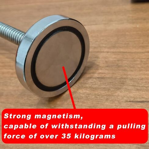 أداة مرآة فحص مغناطيسية مع رأس دوار 360 درجة قابل للتعديل، مرآة لحام للميكانيكا والسيارات، عصا تلسكوبية للأماكن الضيقة والبقع العمياء، فضية in Kuwait