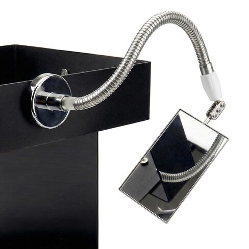 أداة مرآة فحص مغناطيسية مع رأس دوار 360 درجة قابل للتعديل، مرآة لحام للميكانيكا والسيارات، عصا تلسكوبية للأماكن الضيقة والبقع العمياء، فضية in Kuwait