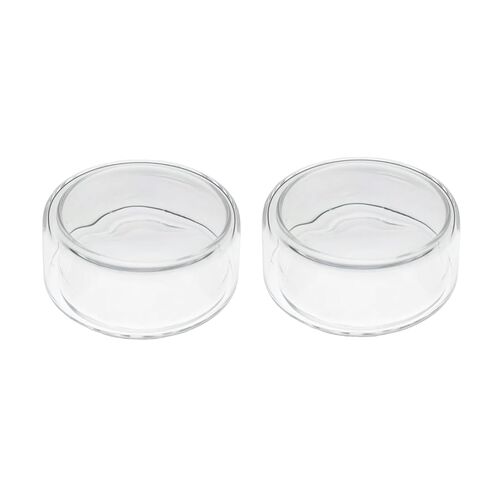 35mm Lab Borosilicate Glass Petri Dish Culture Plate with Cover Laboratory Glassware 2 Sets in Saudi Arabia