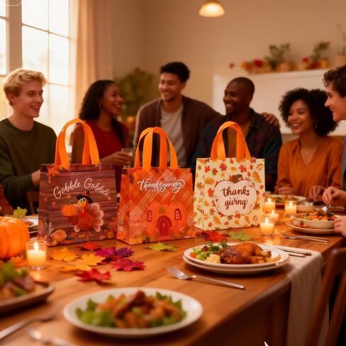 Colodeol 12pcs عيد موباراك حقائب الهدايا ， حقائب هدايا رمضان قابلة لإعادة الاستخدام مع مقابض حقائب رامادان جيدة in Kuwait
