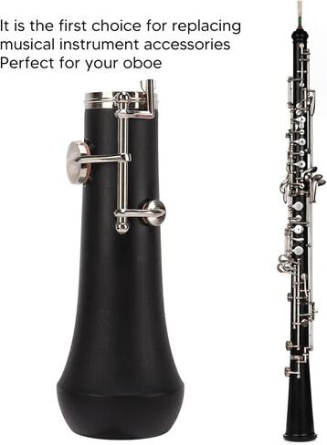 مزمار من الخشب الصناعي الأسود، ملحقات المزمار، حجم دقيق للملاءمة، تأثير صوتي عالي الجودة مع بريق الخشب، بديل لأداء الحفلات الموسيقية in Kuwait