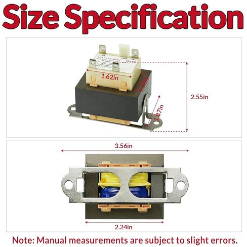 0130M00138S 4021F 240V to 24V Transformer for Goodman Amana B1141643 B11416-43 PF40224 40VA Furnace Transformers HVAC Replacement 208/240 Volt to 24 Volt with Foot Mount in Kuwait
