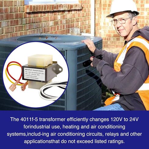 46-24124-06 محول HVAC للفرن 46-24124-06 BE161640GDD 29M7101،40VA 120/24V قناة 2 فتحة تركيب محول فرن محدد يؤدي مع 1/4 بوصة معزولة أنثى وصلات سريعة in Saudi Arabia
