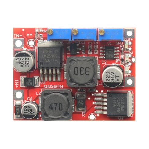 2Pcs LM2596S DC-DC XL6019 Step Up Down Boost Buck Voltage Power Converter Module Non-Isolated Constant Current Board in Saudi Arabia