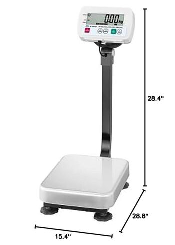 A&D ENGINEERING SE-150KAL Scale, 150 kg Capacity, 0.02 kg Repeatability, 15.4" Width x 28.8" Depth x 28.4" Height in Saudi Arabia