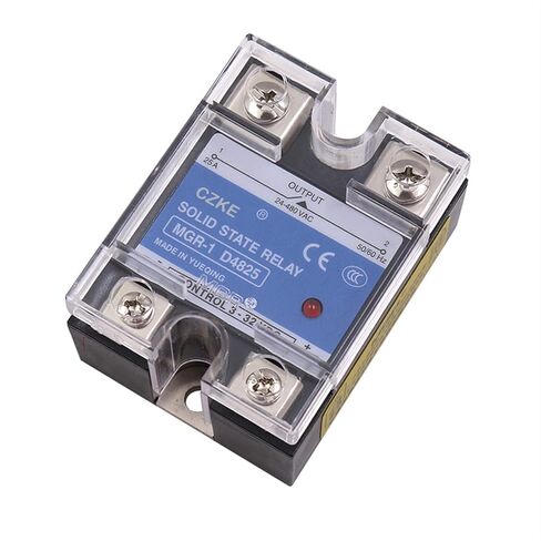 SSR MGR-1 D4810 D4825 D4840 Single Phase DC Control DC Heat Sink 3-32VDC to 220VDC 600V 10A 25A 40A DD Solid State Relay(D4825 25DA) in Kuwait
