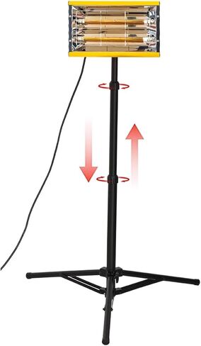 Infrared Paint Curing Lamp 2000W - Far Infrared Radiation Car Drying Light with Shortwave Heating, Liftable Bracket for Efficient Baking and Drying, Zj-sc-002-A in Saudi Arabia
