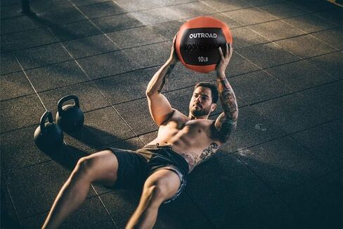 Betterland Soft Wall Ball 10/12/15 lbs Medicine Ball, Weighted Exercise Medicine Ball, Dead Weight Ball for Strength and Conditioning Workout in Kuwait