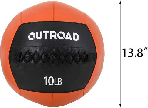 Betterland Soft Wall Ball 10/12/15 lbs Medicine Ball, Weighted Exercise Medicine Ball, Dead Weight Ball for Strength and Conditioning Workout in Kuwait