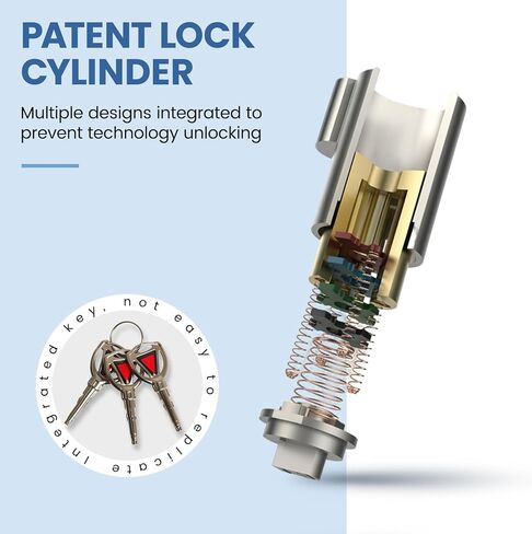 قفل سلسلة الدراجة مع إنذار 130 ديسيبل، أقفال دراجة نارية شديدة التحمل مضادة للسرقة 3.3أقدام، سلسلة فولاذية صلبة 8 مم مع قفل U صغير للدراجات والدراجات النارية والسكوتر والبوابة in Kuwait