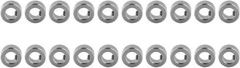 Shaft Lock Collar 8mm Inner Diameter Carbon Steel Screw Lock Ring Set of Mechanical Secure Fit and Rust Resistant Design in Kuwait
