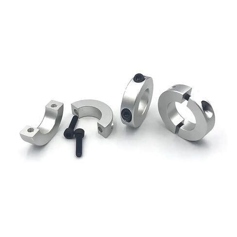 Double Split Clamp Shaft Collar, Aluminum Alloy Double Split Shaft Collar for 6-20mm Diameter with Screws(15mm) in Saudi Arabia