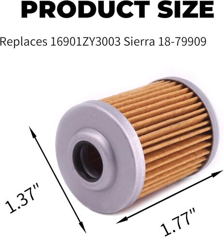 عنصر فلتر الوقود 16901ZY3003 متوافق مع Honda BF 115-225 HP استبدال محركات القوارب الخارجية 16901-ZY3-003 16911-ZY3-003 Sierra 18-79909 in Saudi Arabia
