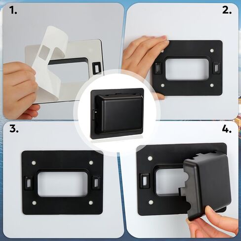 Tuanse 5 Pack Black Weather Tight Self-Adhesive Vent for Boat Shrink Wrapped Storage Shrink Wrap Installation Support Poles in Saudi Arabia