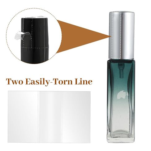 400 قطعة من غلاف الانكماش للزجاجات والجرار وأختام الانكماش الحراري الشفافة وأشرطة لف سهلة الاستخدام لأغطية أنابيب اختبار قطرات الزيت العطرية والمزيد من أغطية زجاجات أنبوب الاختبار in Kuwait