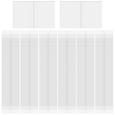 600 قطعة من سدادات الزجاجات، أشرطة منكمش مقاس 45 × 30 مم للزجاجات، غلاف قابل للانكماش واضح للعبث من مادة PVC مع خطوط مزدوجة للتمزق، لزجاجات قطارة الزيوت العطرية (3/4-1 بوصة) in Kuwait