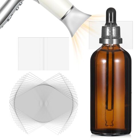 600 قطعة من سدادات الزجاجات، أشرطة منكمش مقاس 45 × 30 مم للزجاجات، غلاف قابل للانكماش واضح للعبث من مادة PVC مع خطوط مزدوجة للتمزق، لزجاجات قطارة الزيوت العطرية (3/4-1 بوصة) in Kuwait