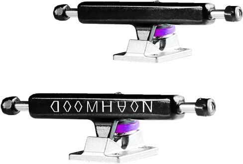 DIY Pro Finger Skateboard & Fingerboard Truck 35mm (Silver Baseplate + Black Hanger) Mini Skateboard Ark Truck 2G in Kuwait