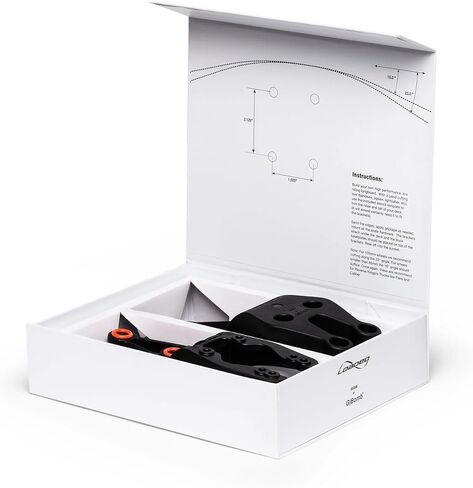 Loaded Zee Bracket Longboard Skateboard Truck Mounting System (Set of 2 with O-Rings) - Packaged in Kuwait