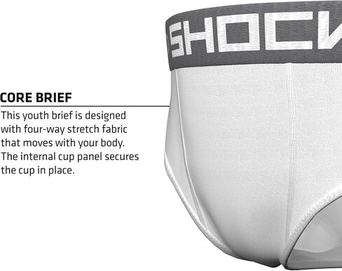 ملابس داخلية من Shock Doctor Core مكونة من قطعتين مع ملابس داخلية واقية من كأس BioFlex لجميع الرياضيين الرياضيين الذين يدعمون الشباب in Saudi Arabia