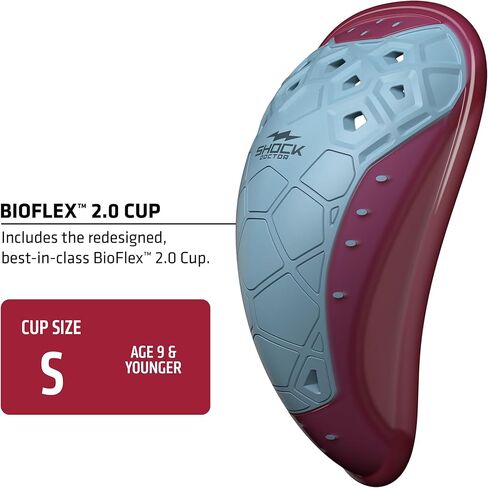 ملابس داخلية من Shock Doctor Core مكونة من قطعتين مع ملابس داخلية واقية من كأس BioFlex لجميع الرياضيين الرياضيين الذين يدعمون الشباب in Saudi Arabia