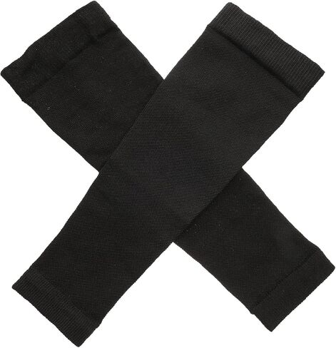 Cooling Compression Leg Sleeves for Running and Basketball, Elastic Breathable Calf Sleeves for Women and Men, 2pcs Black Summer Sports Leg Covers in Saudi Arabia