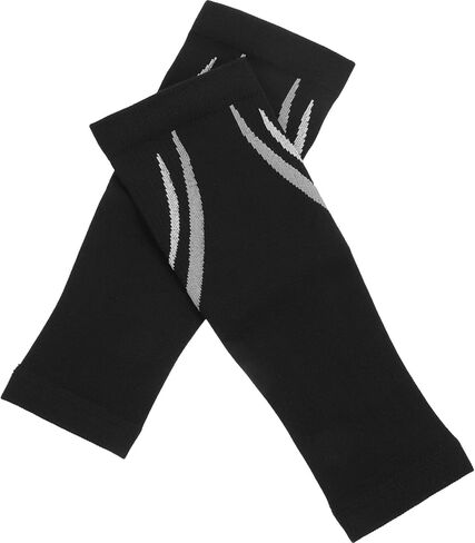DOITOOL Compression Calf Sleeves 2pcs Elastic Leg Compression Socks Black L/xl for Sports Basketball Running Support and Leg Protection in Saudi Arabia