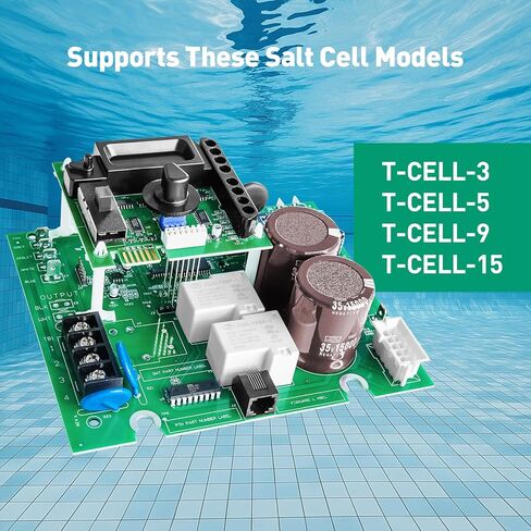 2026 GLX-PCB-RITE Control Board & GLX-PCB-DSP Display Board Set – Compatible with Hayward/Goldline Aqua Rite Saltwater Systems – Complete Pool Chlorinator Replacement Kit - Green in Saudi Arabia