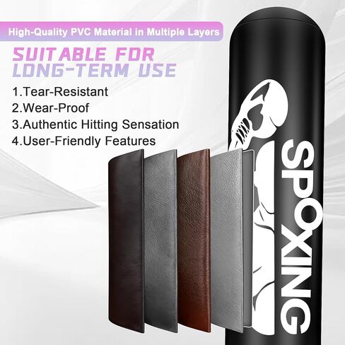 Freestanding Punching Bag with Gloves, 70'' Superior Boxing Bag with Stand for Adults & Teens, No Drill Kickboxing Bags for Men Women Beginners Training MMA, Muay Thai, Karate & Home Fitness in Saudi Arabia