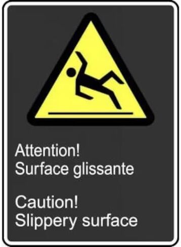 لافتة أمان تنبيه زلقة، Mfr: FBMCSA620XL-A in Kuwait