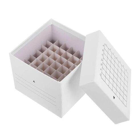 Cardboard Freezer Box 10Pcs Laboratory Freezing Boxes Centrifuge Tube Containers Small Leakproof Freezer Storage Vial Case Tube Rack for Centrifuge Freezer Laboratory in Saudi Arabia