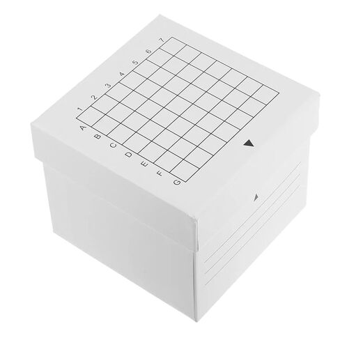 Cardboard Freezer Box 10Pcs Laboratory Freezing Boxes Centrifuge Tube Containers Small Leakproof Freezer Storage Vial Case Tube Rack for Centrifuge Freezer Laboratory in Saudi Arabia